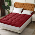 Luxury Premium Mattress Topper - Maroon