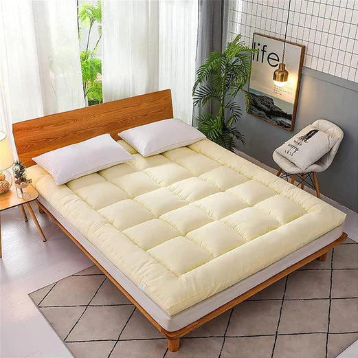 Luxury Premium Mattress Topper - Beige